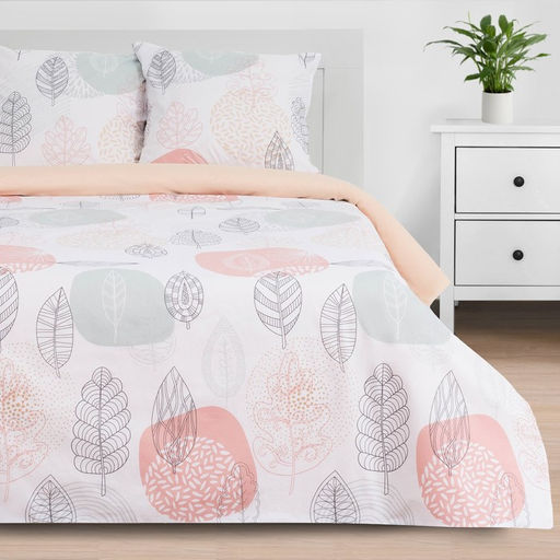 Постельное бельё Этель евро Leaves 200*217 см,240*220 см,70*70 см -2 шт  фото 8