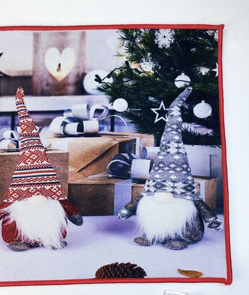 Коврик НГ новый 3 санта 55х30 см - Family фото 3