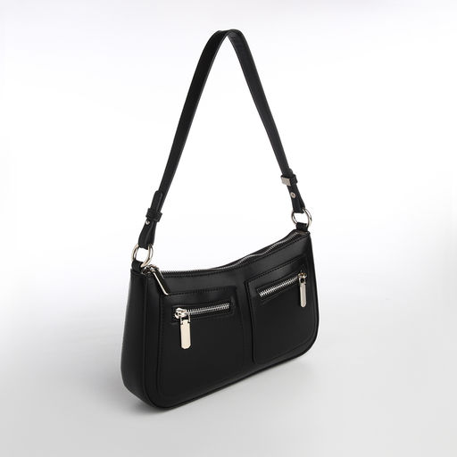 Сумка женская TEXTURA, маленький размер, цвет чёрный  фото 3