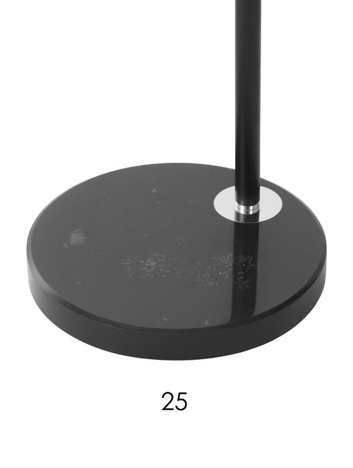 Торшер напольный "Атлант" Е27 40Вт белый подставка камень 26х55х185 см