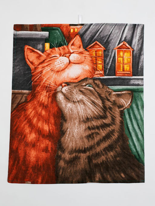 Комплект полотенец 48*60 см, 3 шт., рогожка (Котики) - Ивановотекстиль фото 8