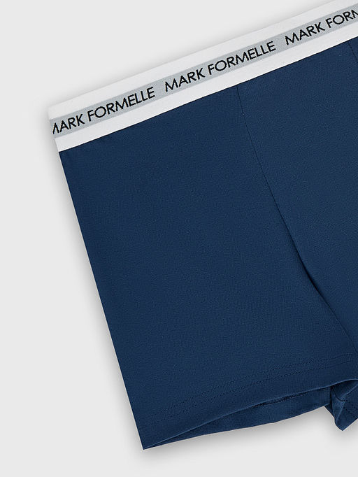 Цена за 2 штуки! Трусы боксеры мужские синие - Mark formelle фото 8