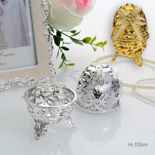 Цена за 12 шт. Шкатулка Яйцо / 537-7 /уп 12/600/микс - ГалеонТрейд фото 3