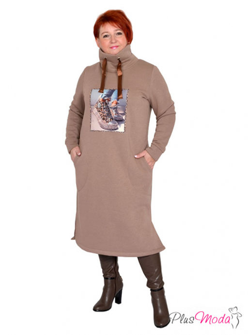 Платье Модель №1449 размеры 44-84 - Plusmoda фото 8