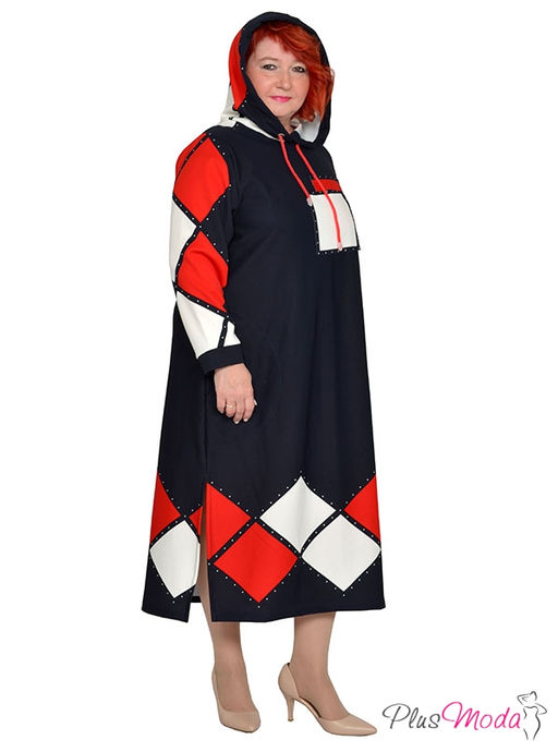 Платье Модель №1722 размеры 44-84 - Plusmoda фото 4