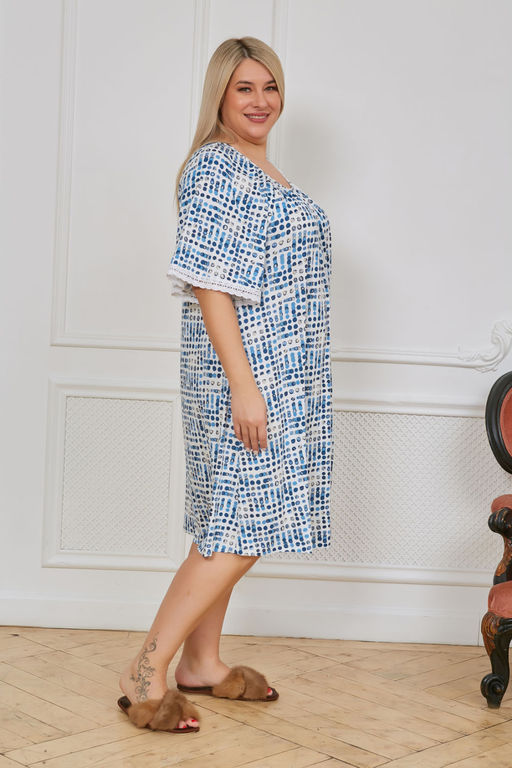 Платье Luxury Moda 1301 голубой