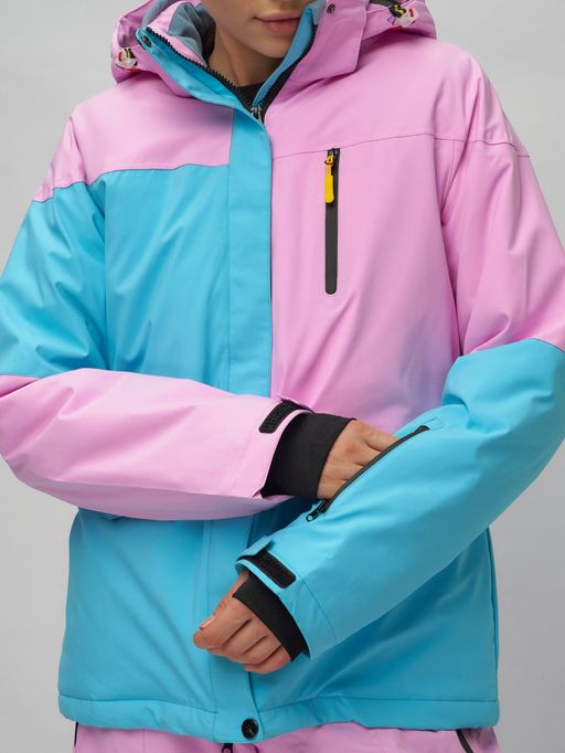 Горнолыжный костюм женский фиолетового цвета 02302F - Chunmai фото 17