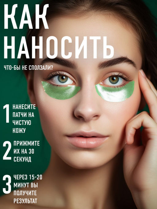 Lorilac гидрогелевые патчи с экстрактом морских водорослей 60 шт.  фото 6