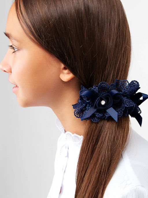 Резинка для волос Соль&Перец темно-синий