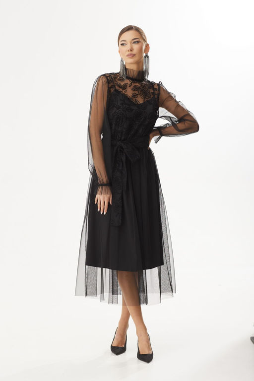 Платье Kaloris 2240 черный  фото 6