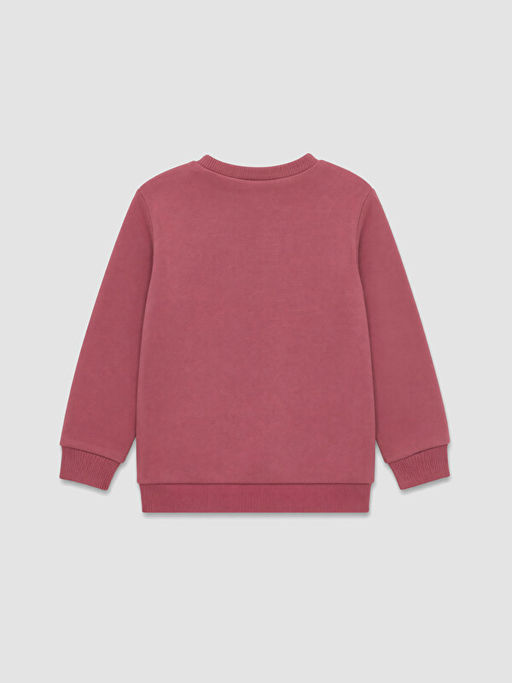 Kalp Bask?l? K?z ?ocuk Sweatshirt - Waikiki фото 2