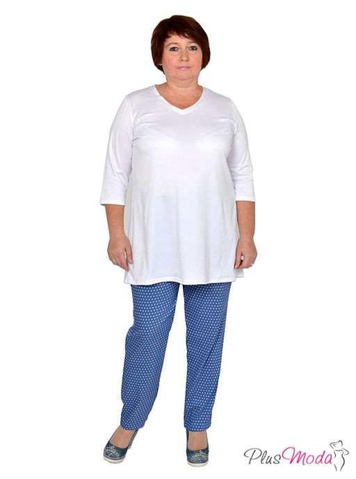 Туника Модель №489 размеры 44-84 - Plusmoda фото 2