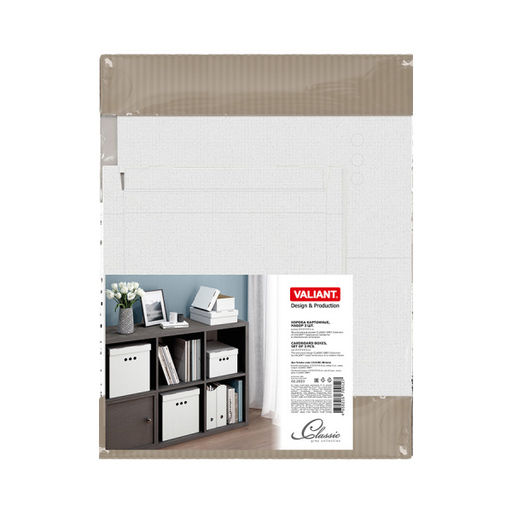 VAL CG-D-BC-3Kmono Короба картонные, 31.5*31.5*31.5 см, набор 3 шт., моно, серый, CLASSIC GREY, шт