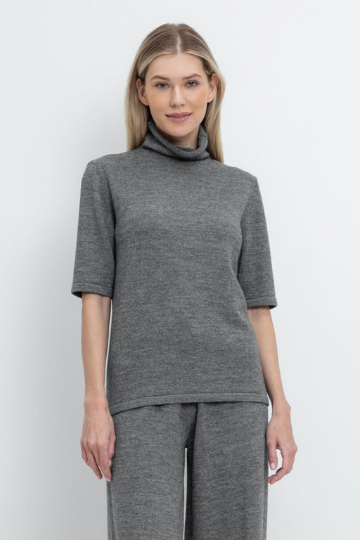 ЕВ 30146/ш/тем.серый меланж джемпер жен