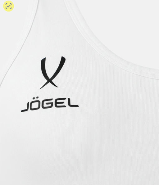 Бра тренировочное JOGEL DIVISION PerFormDRY Womens Top, белый  фото 6