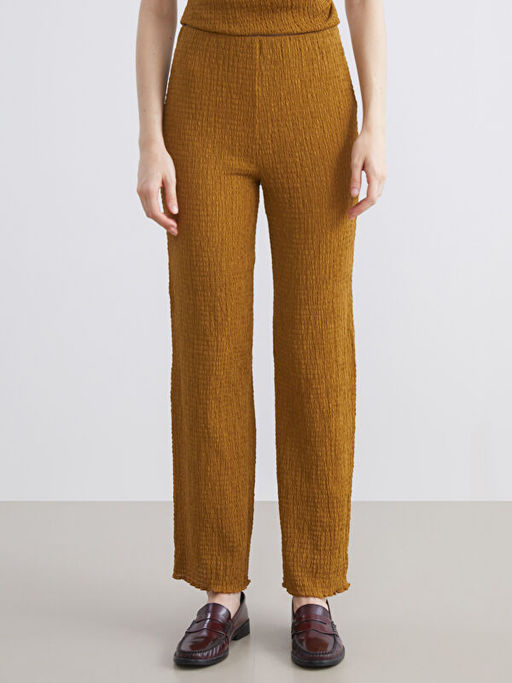 Beli Lastikli Dokulu Kad?n Pantolon