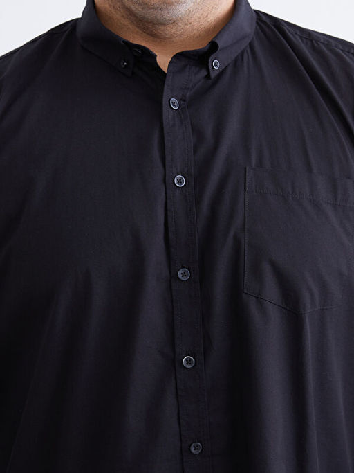 B?y?k Beden Regular Fit Uzun Kollu Arm?rl? Erkek G?mlek