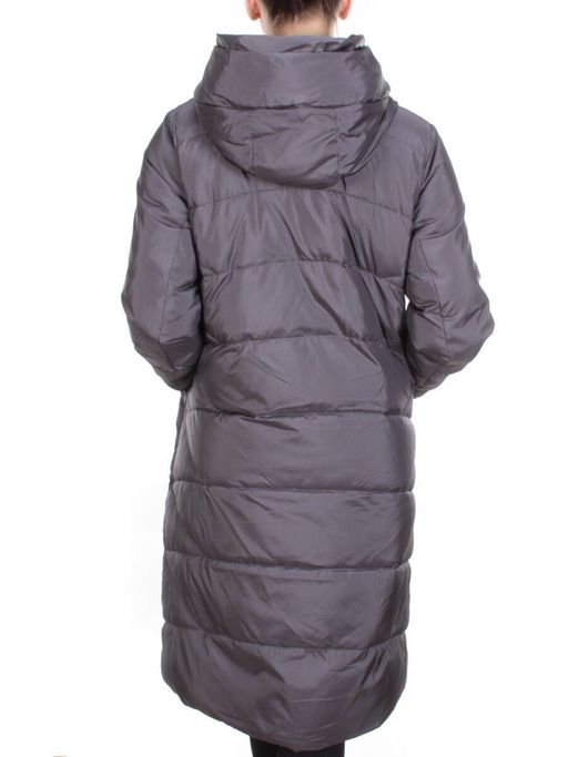 2118 GRAY Пальто зимнее женское MELISACITI (200 гр. холлофайбера) - Fashion фото 5