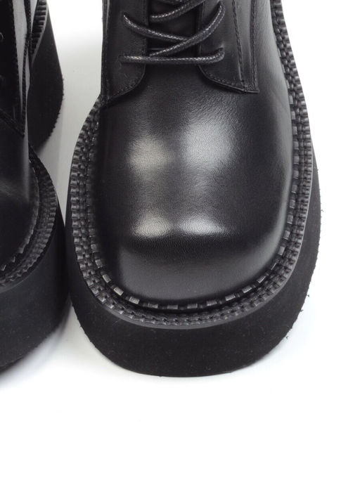 01-CYX03-1 BLACK Ботинки демисезонные женские (натуральная кожа, байка) - Фабричный китай фото 16