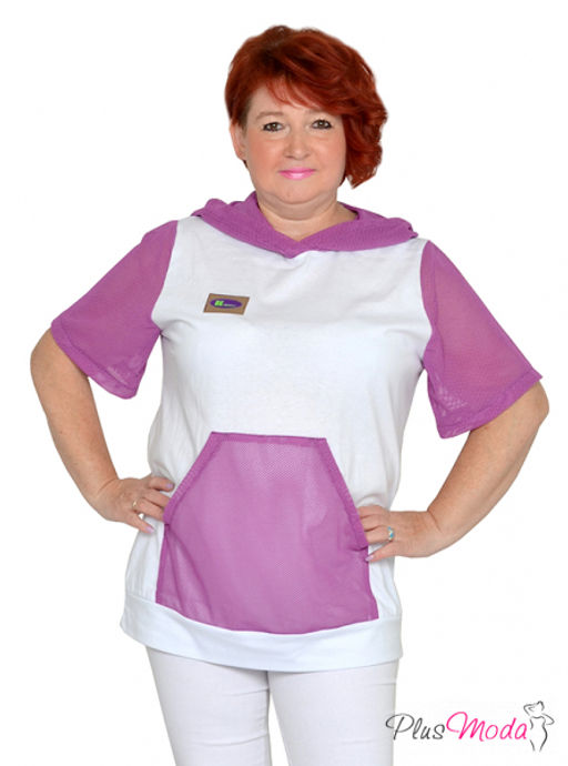 Футболка Модель №1608 размеры 44-84 - Plusmoda фото 8