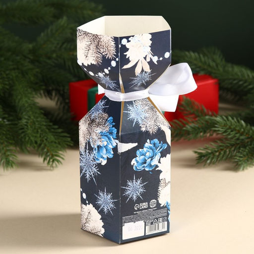 Чай чёрный С Новым годом с чабрецом, в коробке конфете, 100 г. - Фабрика счастья фото 4