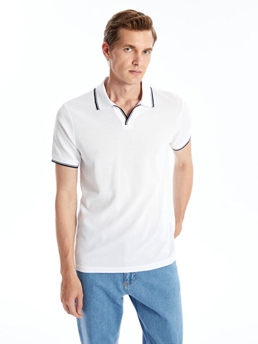 Polo Yaka K?sa Kollu Pike Erkek Ti??rt