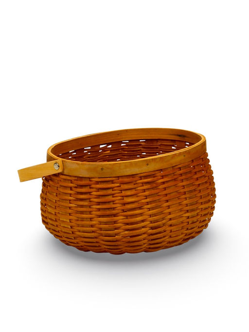 Корзина плетёная для хранения Wif, с ручкой, ива, коричневая, набор 3 шт.