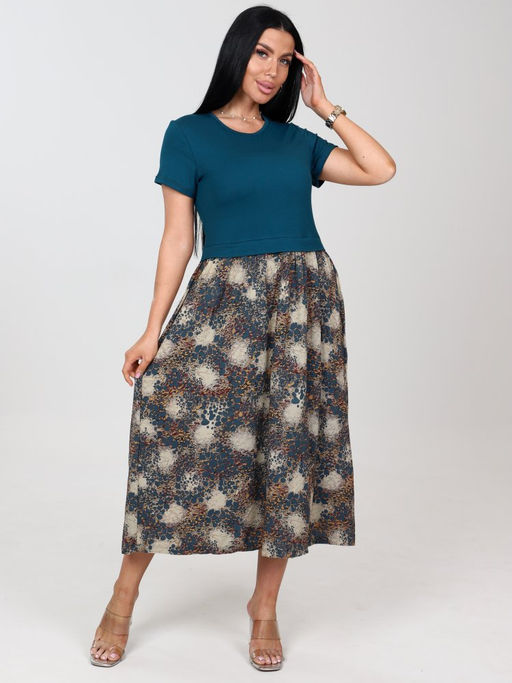 511 ЖЕНСКОЕ ПЛАТЬЕ (Изумруд) - А-дина фото 3