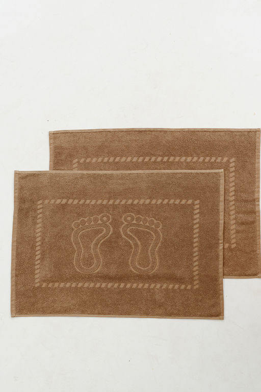 Комплект полотенец для ног махровое Софатекс 50 * 70 коврик ножки 2шт