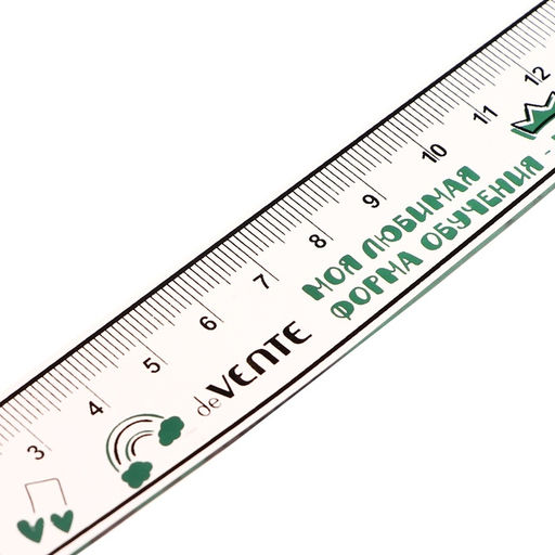 Цена за 5 шт. Линейка 15 см, deVENTE, фигурная PANDA, микс - 4 вида, гибкая