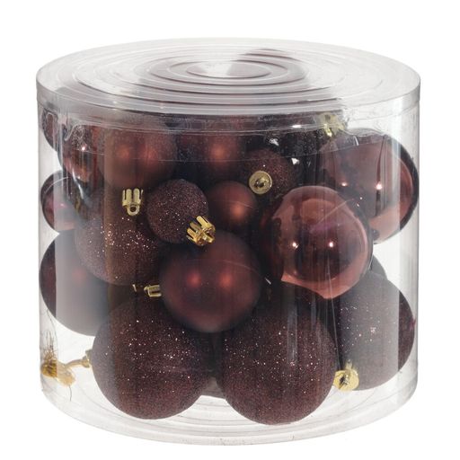 Набор из 40шт Украшение новогоднее "Шар", D 6 см, L14 W14 H26 см