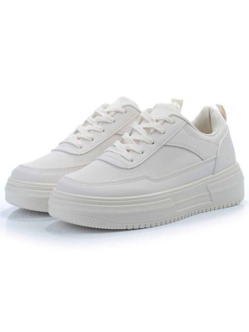 05-6180-39 BEIGE Кроссовки женские (искусственные материалы)