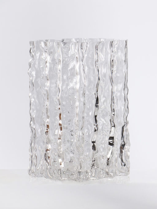 Ваза «Силвио», 20.5×15 см, стекло, прозрачная