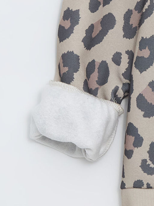 Leopar Desenli K?z ?ocuk Sweatshirt - Waikiki фото 2