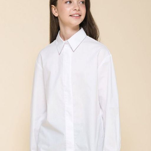 PELICAN, блузка для девочек, Белый фото 2