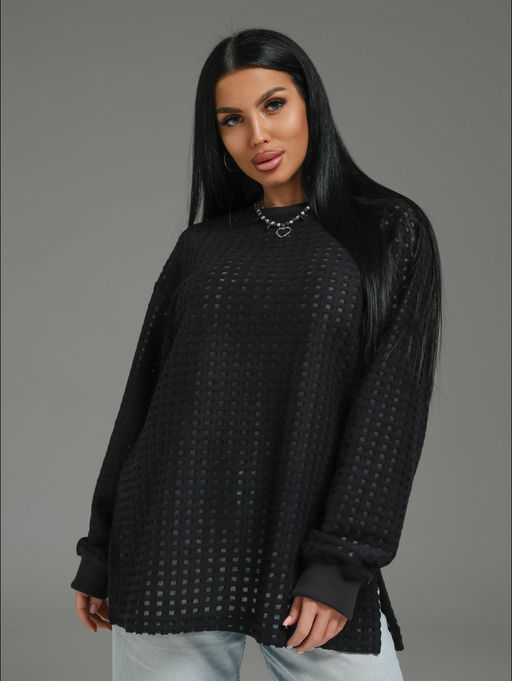 Фрэнсис свитшот женский (черный)