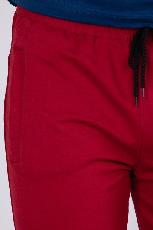 Брюки спортивные 
 3.MM114B-бордовый