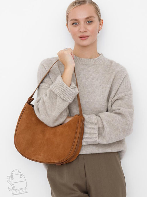Сумка женская кожаная 8533VGF brown Vitelli Grassi