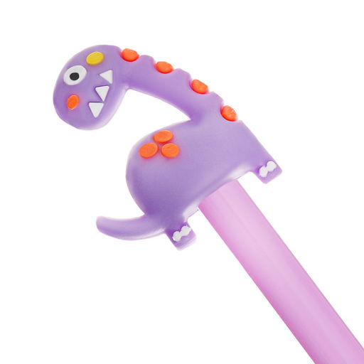 Цена за 12 шт. Ручка - прикол гелевая Динозаврик МИКС - Calligrata фото 4