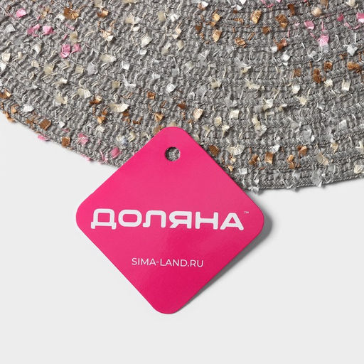 Цена за 12 шт. Салфетка сервировочная на стол Доляна Серпантин, d=38 см, цвет серый  фото 10