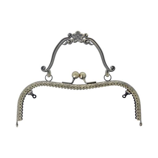 Gamma FER-05 Застежка для сумки фермуар 20.5 x 7 см 5 х 1 шт. №02 под состаренную бронзу