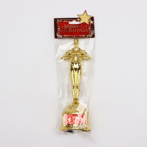 Кубок наградная фигура Ты № 1, оскар, пластик, 18 см