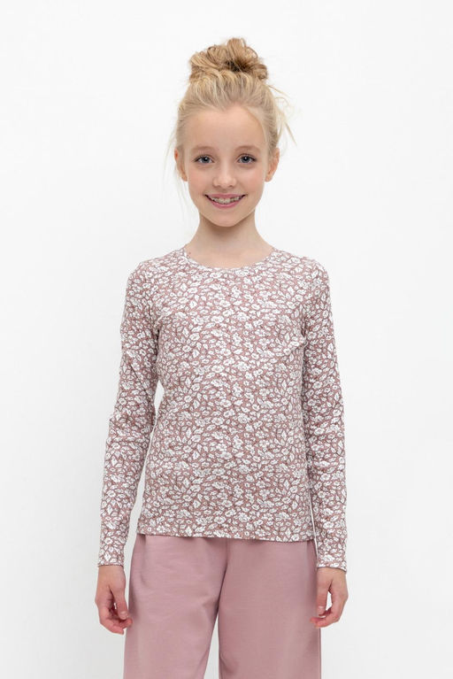 Crockid _ КР 302314/серая пудра,винтажные цветы к445 джемпер для дев