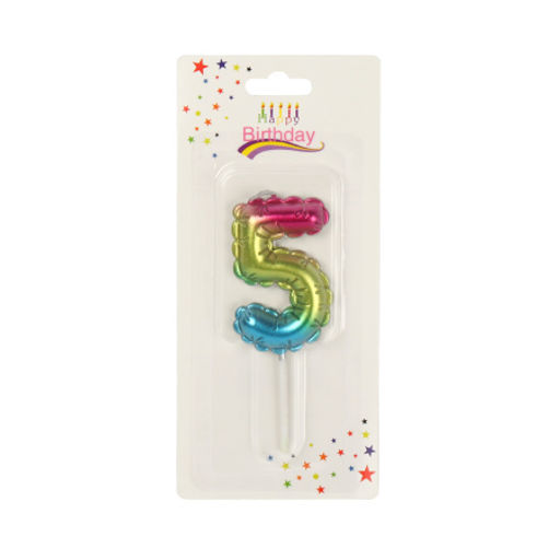 Свеча Цифра Градиент / KL-18 /уп 600/ - Галеонтрейд фото 6