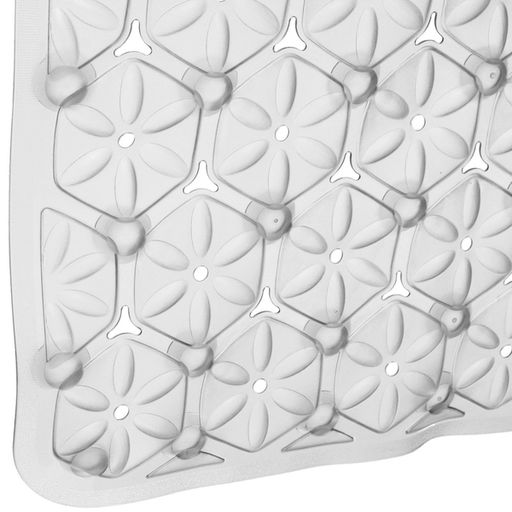 Коврик в ванну 67х37 "Эллада" серый