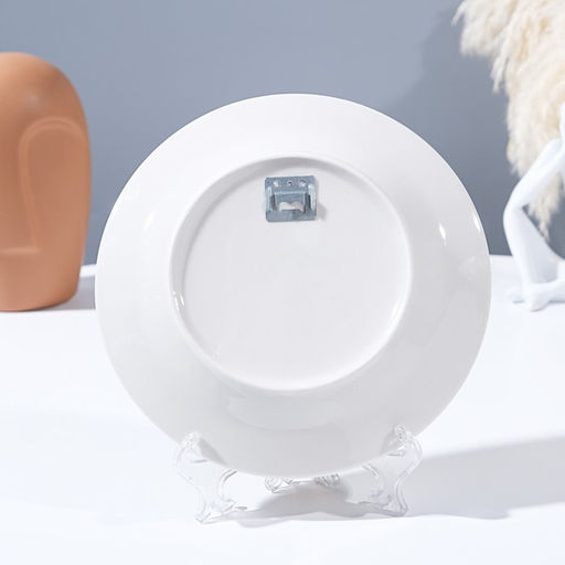 Тарелка декоративная Розовые розы, настенная, D = 17,5 см - Simaland фото 2