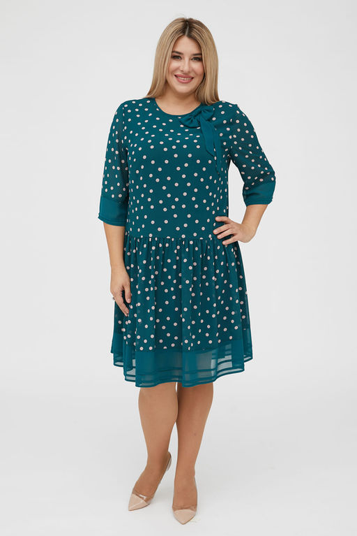 Платье Luxury Moda 1155 зеленое