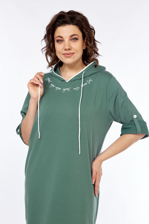Платье Diamant 2032 зелень  фото 4