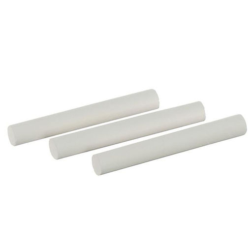 Цена за 5 шт. Мел школьный белый набор 4 штуки, круглый беспыльный, в картонной коробке