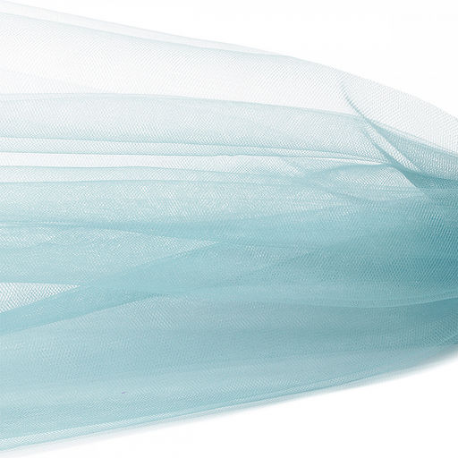 Еврофатин мягкий матовый Hayal Tulle арт.HT.S шир.300см, 100% полиэстер цв.23 уп.5м - небесно-бирюзовый